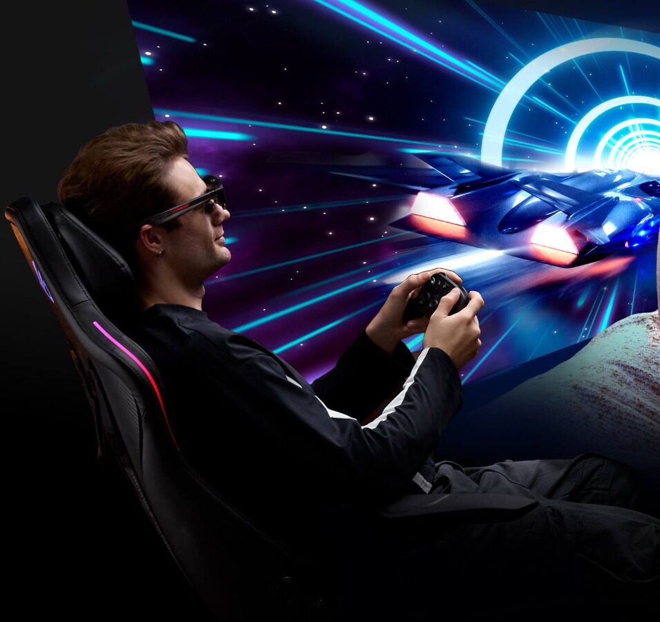ROG XREAL R1 Memungkinan Main Cyberpunk dari Kacamata Sambil Rebahan